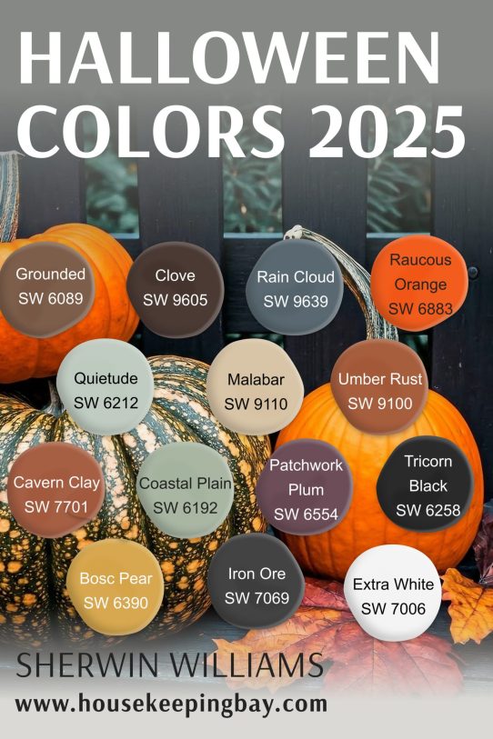 Halloween Sherwin Williams Paint Colors 2025