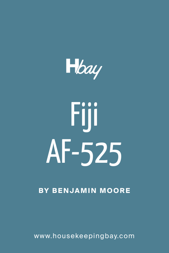 What Color Is Fiji AF‑525 by Benjamin Moore?