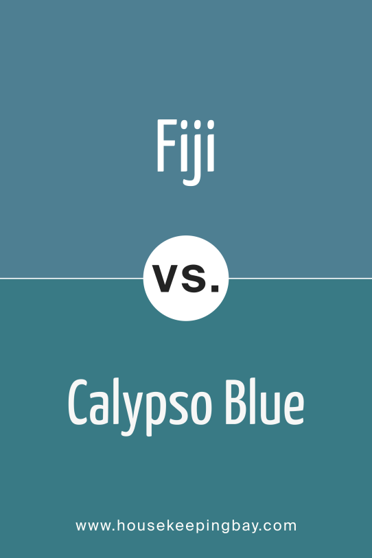 Calypso Blue 727 vs Fiji 