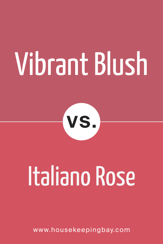Vibrant Blush vs Italiano Rose 2087-30