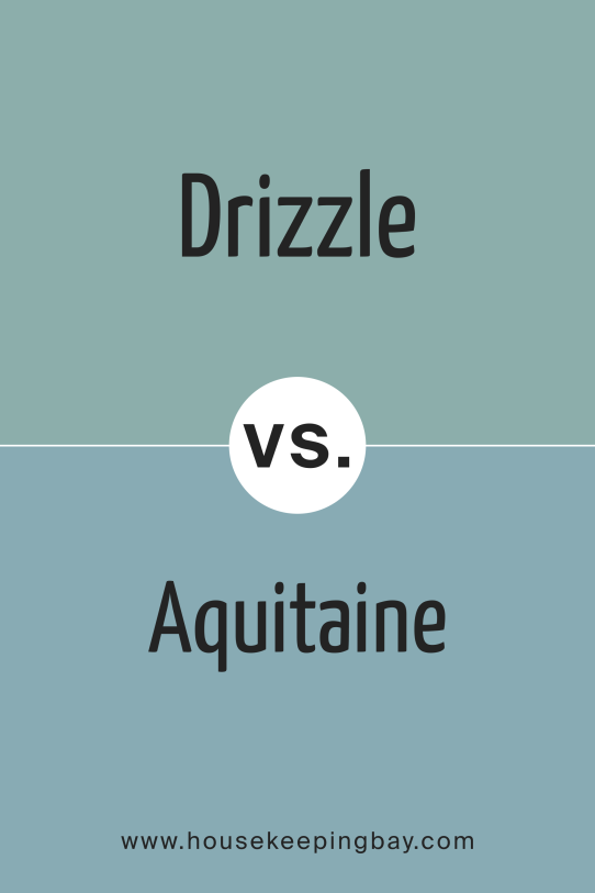 Drizzle SW 6479 vs Aquitaine SW 9057