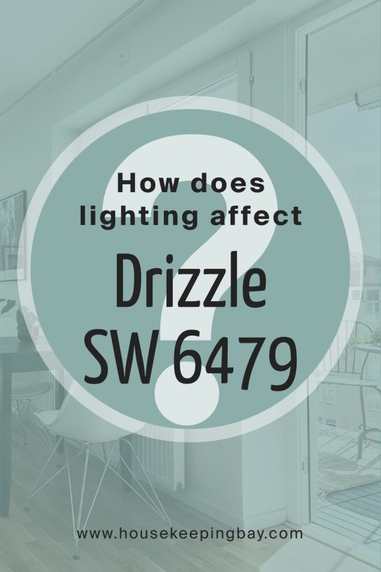 How Does Lighting Affect Drizzle SW 6479 by Sherwin Williams?