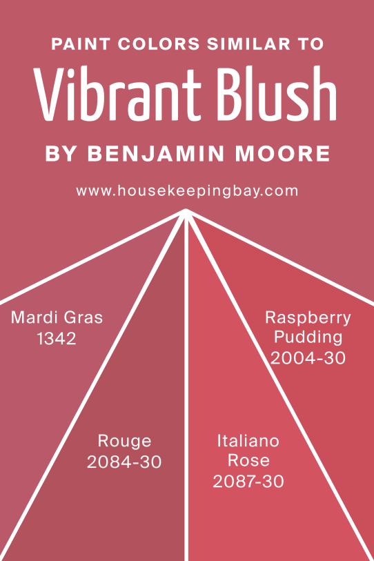 Colors Similar to Vibrant Blush 2081-30 by Benjamin Moore