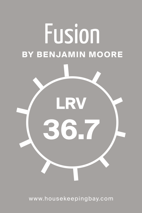 What Is the LRV of Fusion AF-675 by Benjamin Moore?