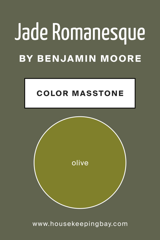 What Is the Masstone of Jade Romanesque 476 by Benjamin Moore?