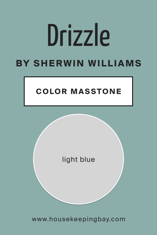 What Is the Masstone of Drizzle SW 6479 by Sherwin Williams?