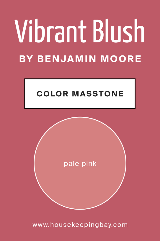 What Is the Masstone of Vibrant Blush 2081-30 by Benjamin Moore?