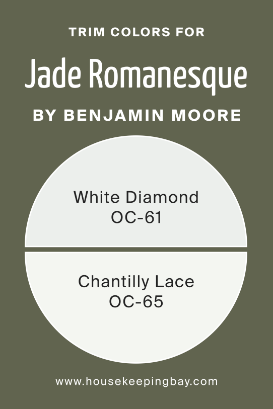 What Are the Trim Colors of Jade Romanesque 476 by Benjamin Moore?