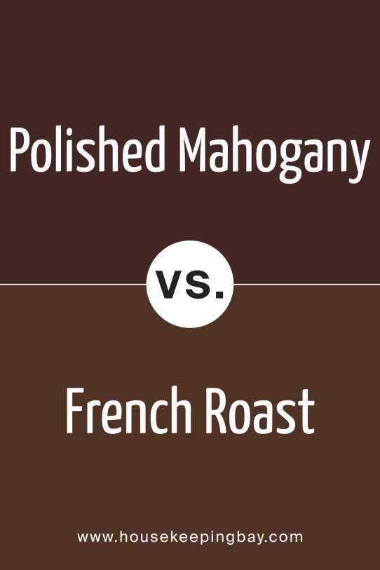 Polished Mahogany vs French Roast SW 6069 