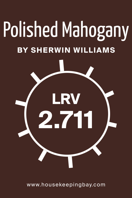 What Is the LRV of Polished Mahogany SW 2838 by Sherwin Williams?