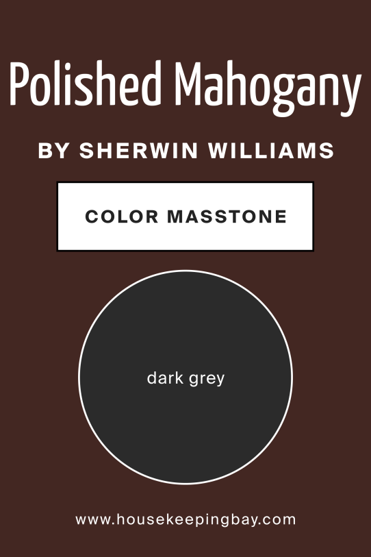 What Is the Masstone of Polished Mahogany SW 2838 by Sherwin Williams?